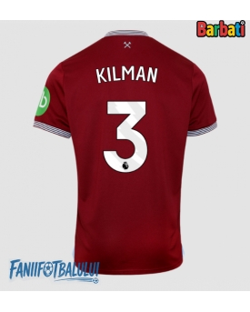 West Ham United Max Kilman #3 Tricou Fotbal Replică 2025-26 Barbati Acasa